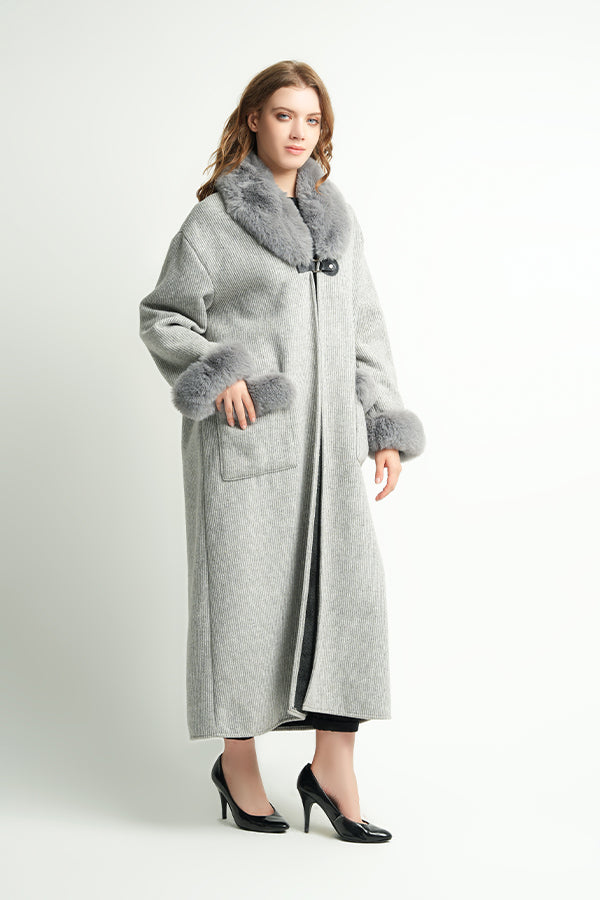 Long gray coat hotsell